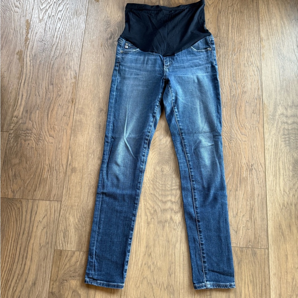 AG ADRIANO GOLDSCHMIED Maternity Jeans Women’s Designer Denim Size 28R
